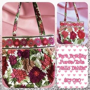 Vera Bradley Purse - Hello Dahlia